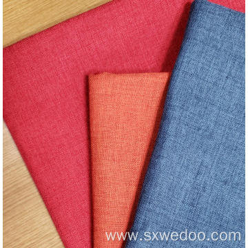 Multiple Colors Polyester Woven Linen Fabric for Sofas